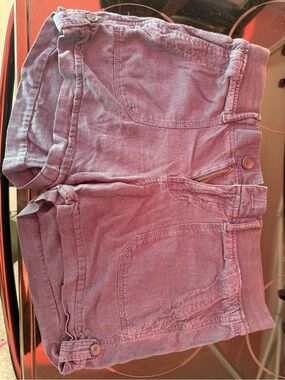 Classic Women's Denim Colored Cotton Shorts
